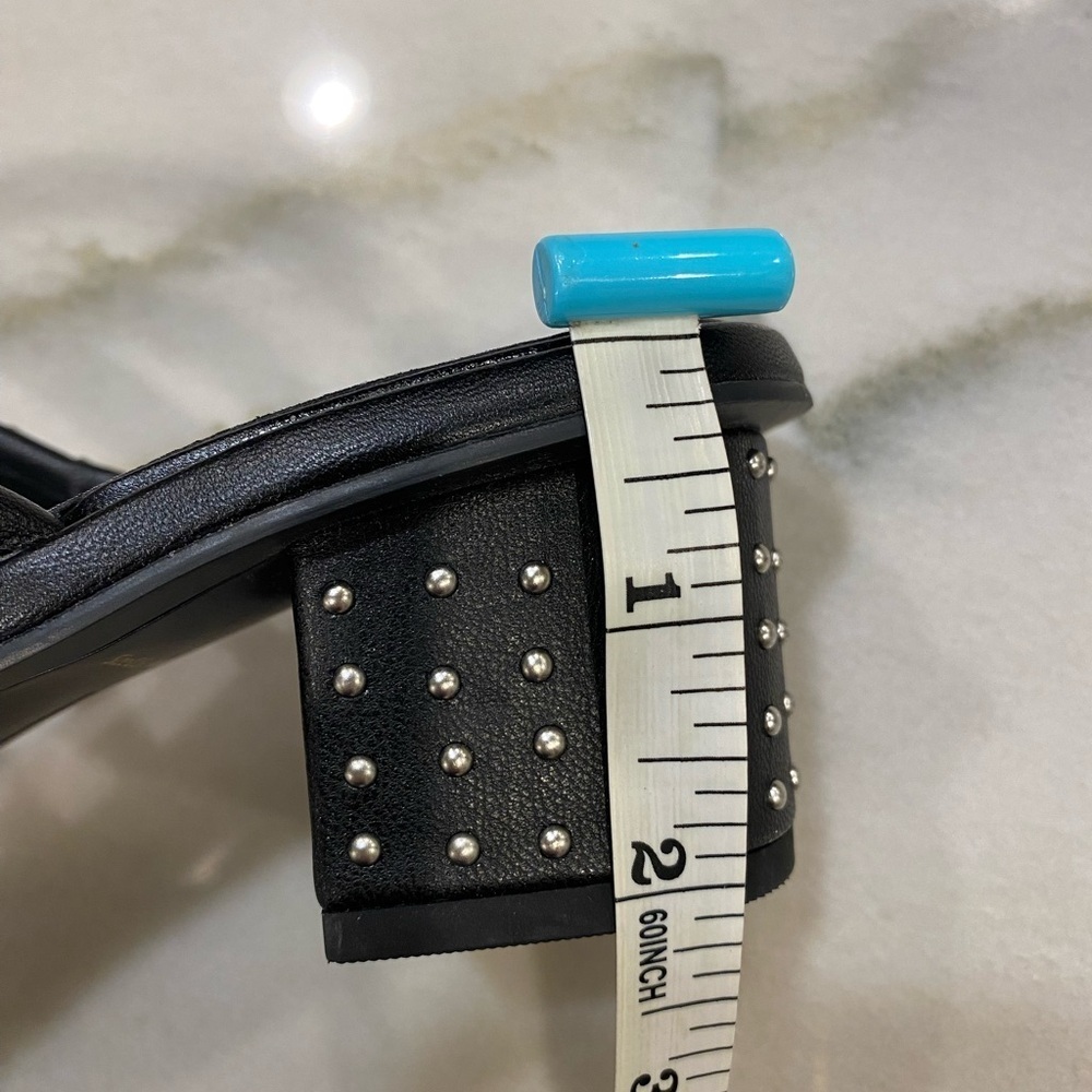 Dolce Vita Sandals Size 8.5 Studded Faux Leather - Picture 14 of 15